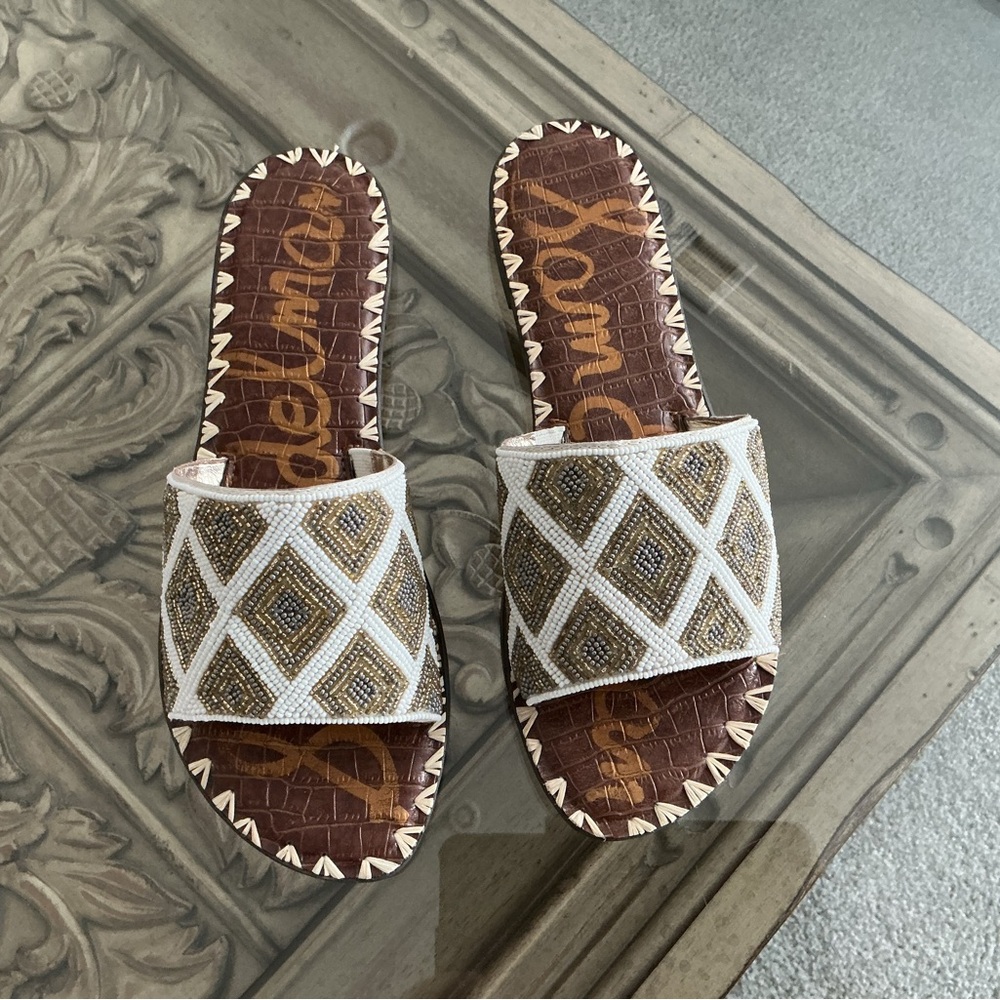 Sam Edelman Beaded Slide Sandals